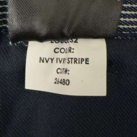 LIVERPOOL Los Angeles Mens XL The Drawstring Shorts Navy Ivory Stripe $89 - Picture 11 of 12